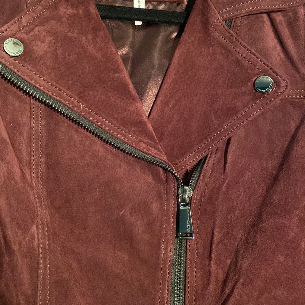 Bcbgeneration Purple Suede Jacket - image 4